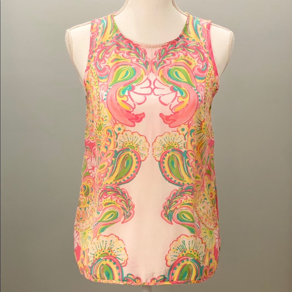Lily Pulitzer Silk Tank Top